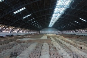 Just a small part of the findings-- longer than 2 football fields, all larger than life Terra Cotta Warriors 