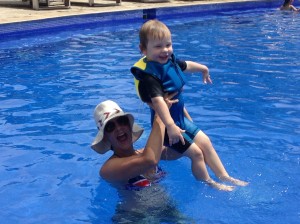 JJ and Mom Pool