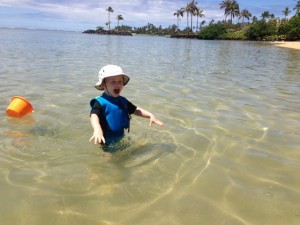 JJ in the water Kahala
